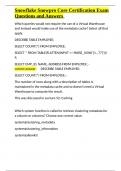 Snowflake Snowpro Core Certification Exam Questions and Answers&period;docx