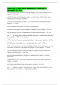SPMT 260 STUDY GUIDE EXAM QUESTIONS WITH ANSWERS A&plus; 2025