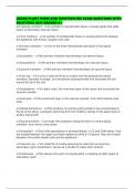 USABO PLANT FORM AND FUNCTION EOC EXAM QUESTIONS WITH SOLUTIONS 2025 GRADED A&plus;