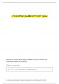 CAPTAINS CAREER COURSE MLC EXAM STUDY GUIDE