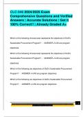 CLC 046 2024&sol;2025 Exam  Comprehensive Questions and Verified  Answers &vert; Accurate Solutions &vert; Get it  100&percnt; Correct&excl;&excl; &vert; Already Graded A&plus;