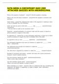 PHIL 347N WEEK 6 CHECKPOINT QUIZ &lpar;see attached quizzes with answers&rpar;