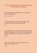 CPL250 EXAM &lpar;ACTUAL 2025&sol;2026&rpar; QUESTIONS  WITH VERIFIED ANSWERS