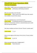 POLESTAR Exam Questions With Correct Answers&period;docx
