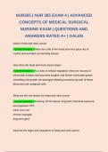 BUNDLE FOR NUR 265 EXAM 3 & EXAM 4&vert; ADVANCED CONCEPTS OF MEDICAL SURGICAL NURSING EXAM 3 & EXAM 4 &vert; RATED A&plus; &vert; LATEST 2025&sol;2026 GUIDE &vert; GALEN