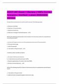 ACCY 407 Exam 1 Review &vert; 100&percnt; Correct Answers &vert; Verified &vert; Latest 2025&sol;2026 Version