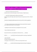 ACCY 407 FINAL &vert; 100&percnt; Correct Answers &vert; Verified &vert; Latest 2025&sol;2026 Version