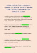 BUNDLE FOR NUR 265 EXAM 3 &vert; ADVANCED CONCEPTS OF MEDICAL SURGICAL NURSING EXAM 3 &vert; RATED A&plus; &vert; LATEST 2025&sol;2026 GUIDE &vert; GALEN