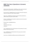 BMD Test Sem 4 Questions & Answers 2025&sol;2026