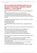 EMT JBL OPERATIONS MIDTERM EXAM 2025 &vert; ALL QUESTIONS AND CORRECT ANSWERS &vert; ALREADY GRADED A&plus; &vert; LATEST VERSION