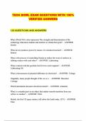 TECH BOWL EXAM QUESTIONS WITH 100&percnt; VERIFIED ANSWERS