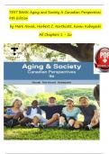 TEST BANK Aging and Society A Canadian Perspectives 9th Edition by Mark Novak&comma; Herbert C&period; Northcott&comma; Karen Kobayashi All Chapters 1 - 20