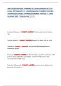WGU D265 CRITICAL THINKING REASON AND EVIDENCE OA  EXAM WITH COMPLETE QUESTIONS AND CORRECT VERIFIED  ANSWERS&lpar;DETAILED ANSWERS&rpar; ALREADY GRADED A&plus; 100&percnt;  GUARANTEED TO PASS CONCEPTS&excl;&excl;&excl;