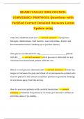 MIAMI VALLEY EMS COUNCIL &lpar;GMVEMSC&rpar; PROTOCOL Questions with Verified Correct Detailed Answers Latest Update 2025