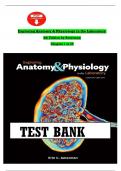 Test Bank For Exploring Anatomy & Physiology in the Laboratory 4th Edition by Erin C&period; Amerman&vert; 9781640433984&vert; All Chapters 1-29