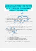 NPORS 25 LATEST UPDATED 2025&sol;2026 TEST QUESTIONS AND ANSWERS 2025 WITH VERIFIED SOLUTIONS&sol;100&percnt; CORRECT GRADED AT A&plus; 