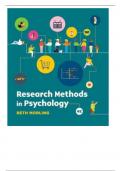 Test Bank Research Methods in Psychology 4th Edition Beth Morling&period; Isbn&comma; 9780393893724&period; 9780393536263&period;Questions And Answers A&plus;Graded Guaranteed Sucess