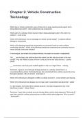 Chapter 2&colon; Vehicle Construction Technology quiz question and answers graded A&plus; 2025&sol;2026