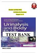 Test Bank for Urinalysis and Body Fluids 7th Edition by Strasinger &vert; Verified Chapter's 1 - 17 &vert; Complete Newest Version