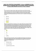 MANA 4322 STRATEGIC MANAGEMENT -3 Hours &lpar;COMBINED ACTUAL EXAMS Round 1-5 questions with correct answers marked in highlighted in yellow&rpar; 2025 UPDATE University of Texas&comma; Arlington