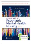 Test Bank For Essentials of Psychiatric Mental Health Nursing&colon; Concepts of Care in Evidence-Based Practice 8th edition Morgan&comma; Townsend All Chapters &lpar;1-32&rpar; With Verified Answers Latest Update 2025