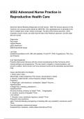6552 Advanced Nurse Practice in Reproductive Health Care QUESTIONS WITH DETAILED VERIFIED ANSWERS 2025&sol;2026 &lpar;100&percnt; CORRECT ANSWERS&rpar; &sol;ALREADY GRADED A&plus;