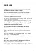 NRNP 6552 QUESTIONS WITH DETAILED VERIFIED ANSWERS 2025&sol;2026 &lpar;100&percnt; CORRECT ANSWERS&rpar; &sol;ALREADY GRADED A&plus;