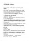 NURS 6552 Midterm QUESTIONS WITH DETAILED VERIFIED ANSWERS 2025&sol;2026 &lpar;100&percnt; CORRECT ANSWERS&rpar; &sol;ALREADY GRADED A&plus;