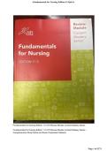 Fundamentals for Nursing Edition 11&period;0 ATI Review Module Content Mastery Series Alissa Althoff 2025&ndash;2026 &ndash; Test Bank with Practice Questions and Answers