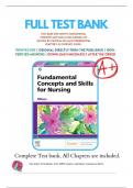 Test Bank for Fundamental Concepts and Skills for Nursing&comma; 6th Edition by Patricia A&period; Williams&comma; RN&comma; MSN&comma; CCRN &lpar;All Chapters&rpar;