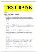 Test Bank Foundations of Mental Health Care 8th Edition Michelle Morrison-Valfre Exam Questions Answers Study Resource