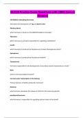 NU110 Practice Exam Questions with 100&percnt; Correct Answers