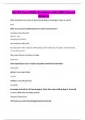 NU110 Exam 2025- Questions with 100&percnt; Correct Answers