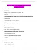 NU110 Exam 2025 Review questions with complete Answers