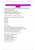 NU110 Practice exam Questions with complete Answers