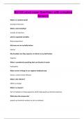 NU110 Latest exam Questions with complete Answers