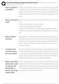 SCI 225 Pathophysiology Final EXAM LATEST EXAM VERSIONS A&B  2025-2026 QUESTIONS WITH VERIFIED ANSWERS GRADED A&plus;