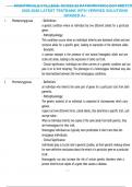 SCI 225 Pathophysiology COMPREHENSIVE  ALL EXAMS