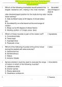 NCSF Personal Training Actual Exam Tested Questions   With Reviewed100&percnt; Correct Detailed Answers  Guaranteed Pass&excl;&excl; 