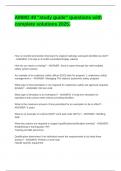 AMMO 49 &lowbar;study guide&lowbar; questions with complete solutions 2025&period;