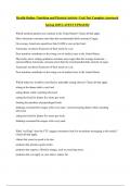 Health Online- Nutrition and Physical Activity- Unit Test Complete Answered Spring 2025 LATEST UPDATED
