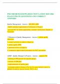  PM&commat;SIEMENS KNOWLEDGE TEST LATEST 2025-2026 EXAM UPDATE QUESTIONS AND CORRECT ANSWERS