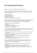 ATI Fundamentals Practice exam with 100&percnt; correct answers 2025