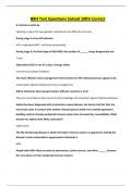 BBH Test Questions Solved 100&percnt; Correct