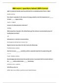 BBH exam 1 questions Solved 100&percnt; Correct