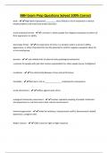 BBH Exam Prep Questions Solved 100&percnt; Correct