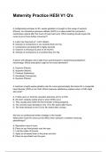 Maternity Practice HESI V1 Q's QUESTIONS WITH DETAILED VERIFIED ANSWERS 2025&sol;2026 &lpar;100&percnt; CORRECT ANSWERS&rpar; &sol;ALREADY GRADED A&plus;