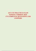 AST CST PRACTICE EXAM NEWEST VERSION 2025&vert; 175 COMPLETE QUESTIONS AND ANSWERS