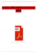 Anatomy 2086 Josephine Morrow Vism Packet