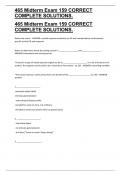 465 Midterm Exam 159 CORRECT COMPLETE SOLUTIONS&period;